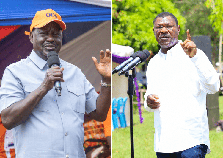 Wetangula slammed Raila
