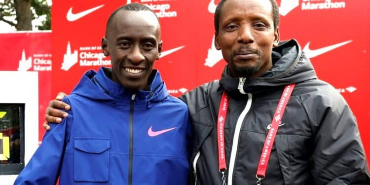 Coach Gervais Hakizimana + Kelvin Kiptum