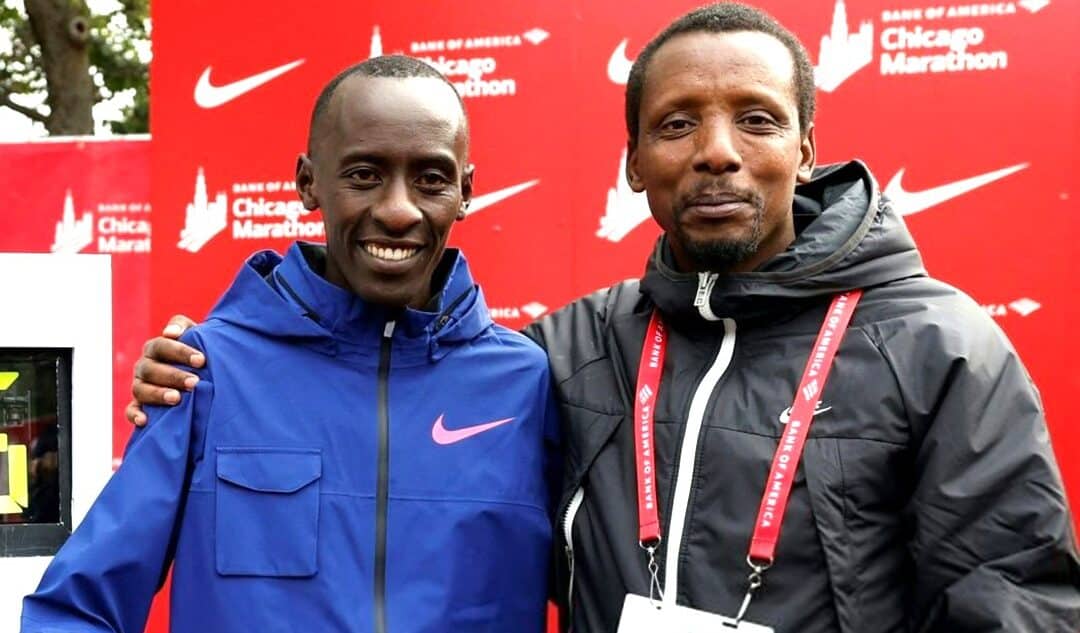 Coach Gervais Hakizimana + Kelvin Kiptum