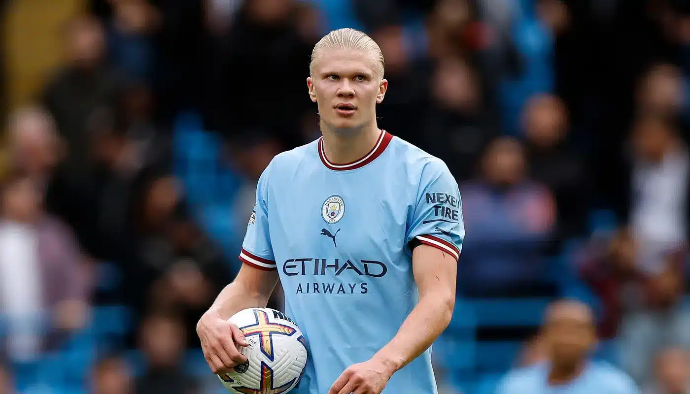 Manchester City Striker Erling Haaland. PHOTO/Courtesy