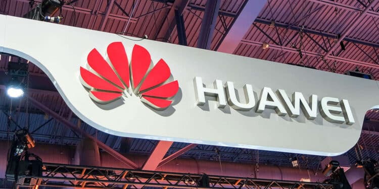 The Huawei Logo.