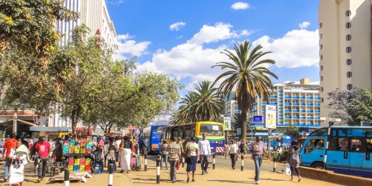Kenyans walking in the Street/ PHOTO/ Courtesy