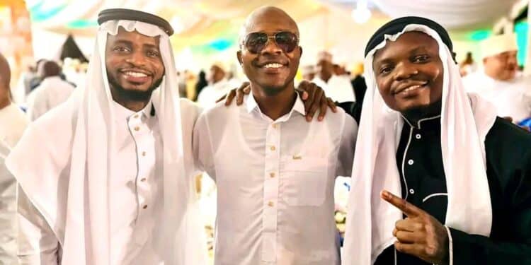 Diamond Platnumz meet with Harmonize and Presenter Maulid Kitenge