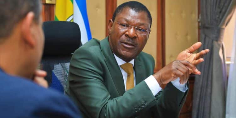 National Assembly Speaker Moses Wetangula During A Meeting With Amnesty International On March 6, 2024. Photo/Parliament.