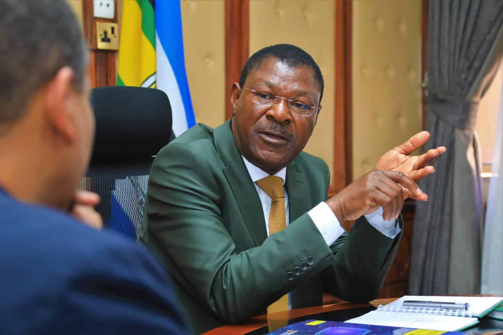National Assembly Speaker Moses Wetangula during a meeting with Amnesty International on March 6, 2024. PHOTO/Parliament.