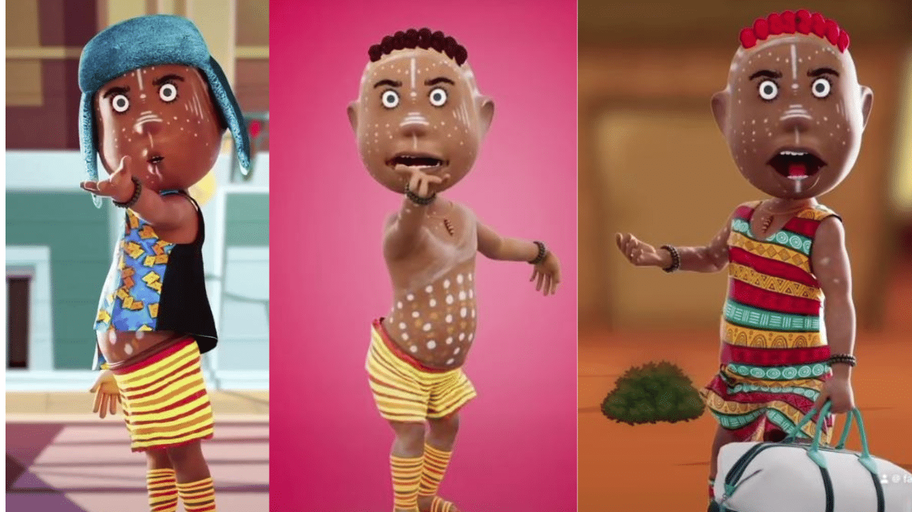 Collage of Famed Fatboy animation character "Kapinto" PHOTO/Courtesy