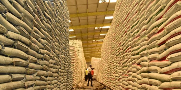 Fertilizer Bags in a Cereal Board. PHOTO/ Courtesy