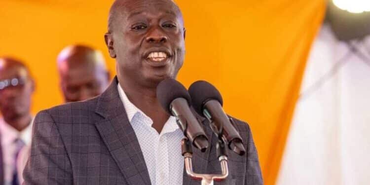 Deputy President Rigathi Gachagua in Nandi. PHOTO/DPPS