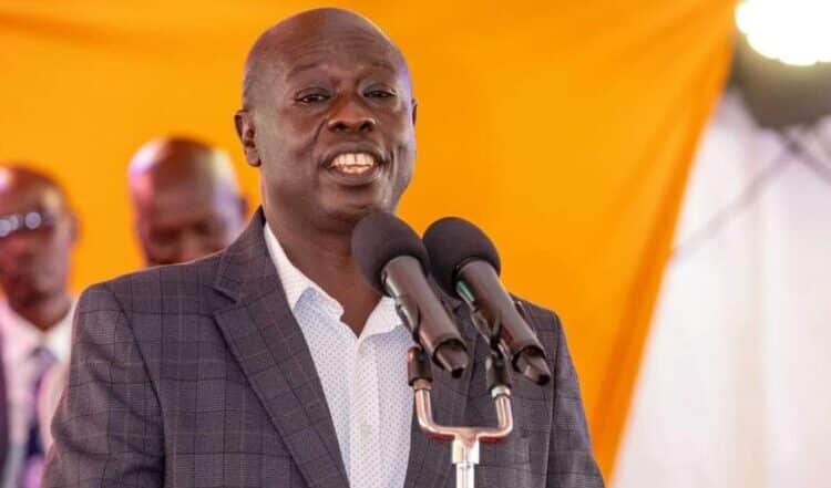 Deputy President Rigathi Gachagua in Nandi. PHOTO/DPPS