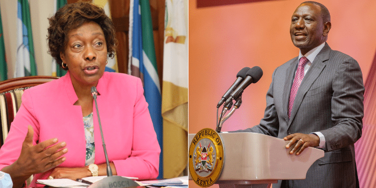 Ngilu Faces Ruto, Faults His Handshake with Raila