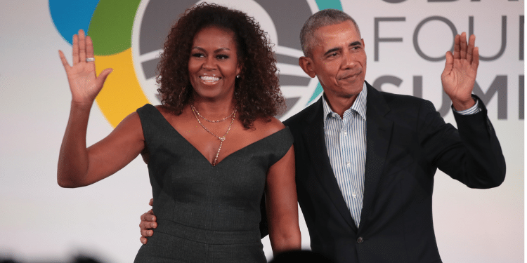 Former U.S President Barrack Obama with his wife Michelle Obama.PHOTO/Courtesy.