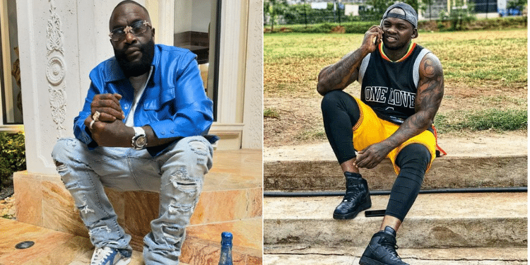 A photo collage of Khaligraph Jones(right) and Rick Ross. PHOTO/Courtesy.
