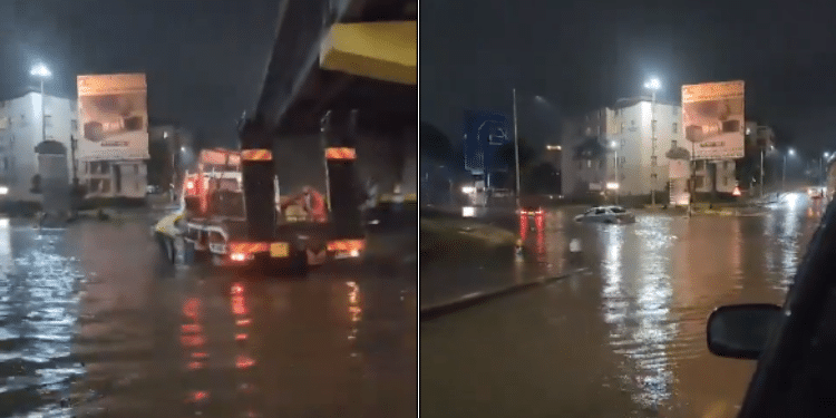A collage of Vehicles stranded in Nairobi roads during the heavy rains. PHOTO/ Courtesy