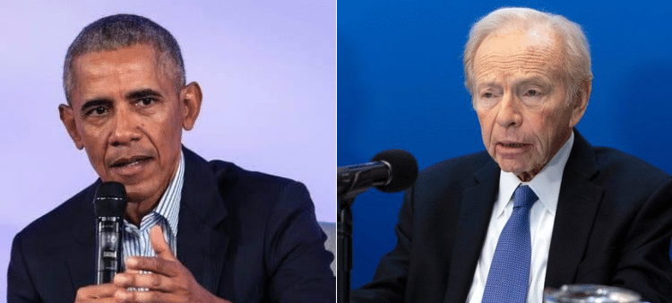 A photo collage of former President Barrack Obama and former Senator Joe Lieberman. PHOTO/Courtesy.
