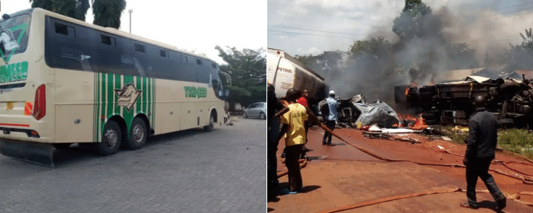 Gas Leak Reported After Fuel Tanker Overturns in Kericho