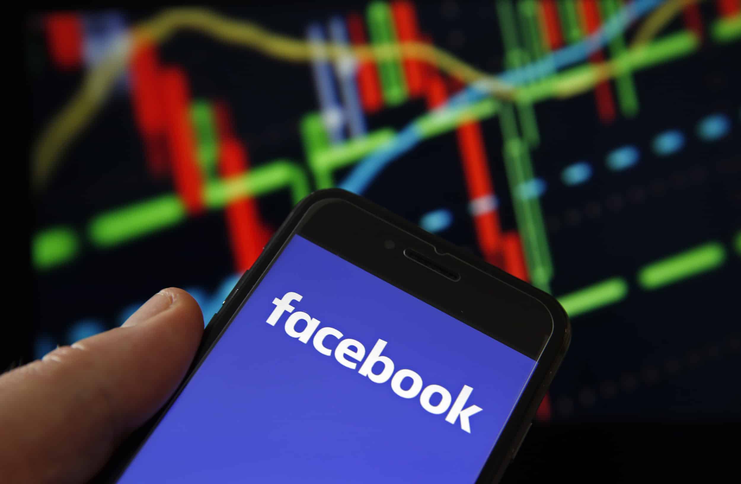 Facebook logo on an iPhone. PHTO/Courtesy.
