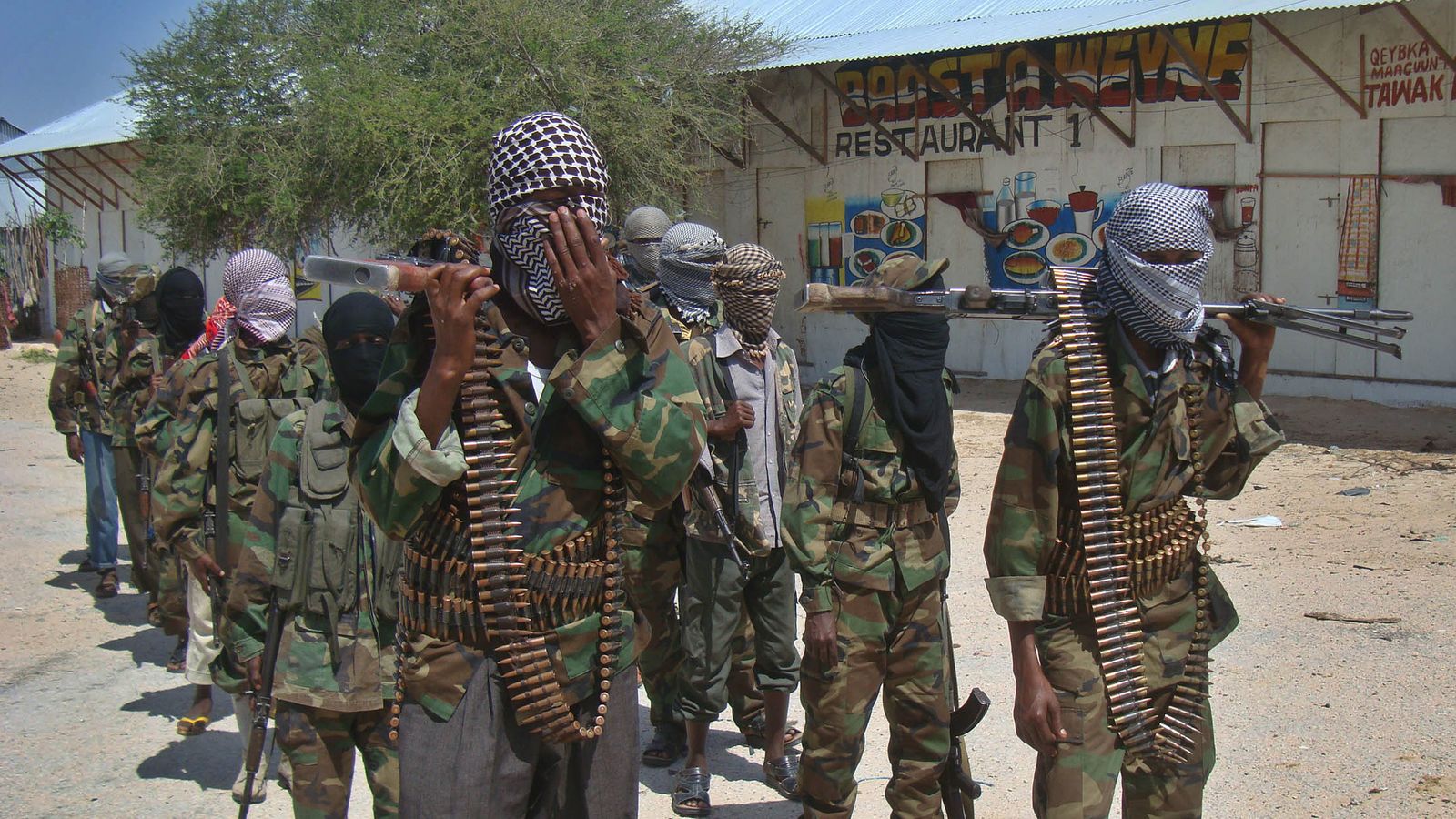 Al Shabaab recruits pictured in Mogadishu in 2012. PHOTO/ Sky