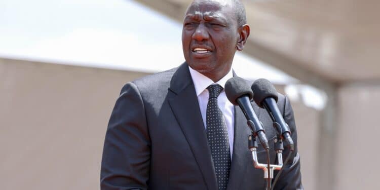 President William Rutoi Speaking During A Past Event. Photo/William Ruto