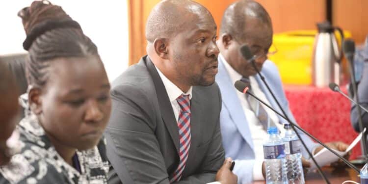 Saboti MP Caleb Amisi in a pat press conferenve. PHOTO/Courtesy.