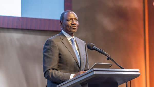 President William Ruto speaking during the official opening of the JW Marriott Nairobi on March 26, 2024. PHOTO/PCS. He promised nurses foreign jobs, traders floods FINANCE BILL 2024