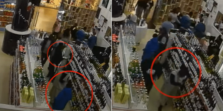 A screen grab of suspected man and ladies captured in a CCTV footage at Two Rivers Mall. PHOTO/ Courtesy