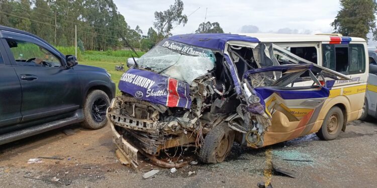 Accident Alert: Matatu Collides Along Nairobi-Nakuru Highway
