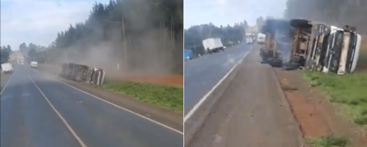 Several Feared Dead After Trailer Falls on Boda Boda Riders