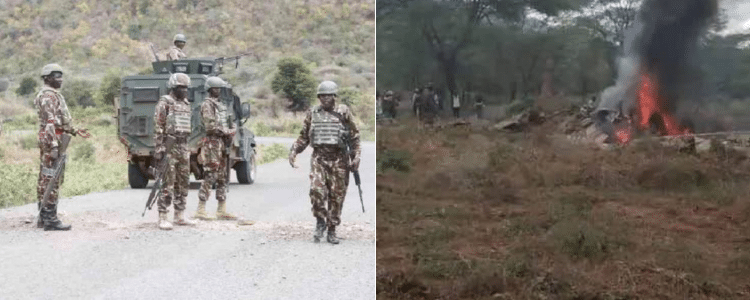 Bandits Stage Attack Near Scene of CDF Ogolla Chopper Crash