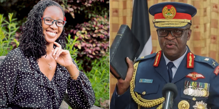 A collage of Lorna Ogolla and CDF Francis Ogolla. PHOTO/ Courtesy