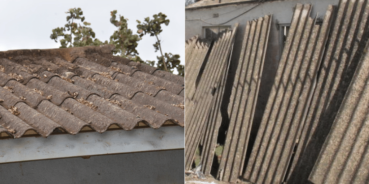An Asbestos roof in Kenya. PHOTO/ Courtesy