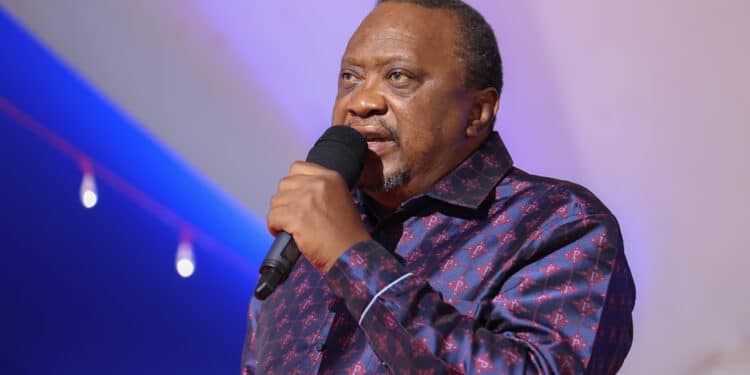 Retired President Uhuru Kenyatta. Uhuru Kenyatta speaks at a past event Photo/Office of the 4th President