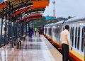 A view of the Nairobi Central Station, Nairobi Terminus Link Train. PHOTO/Kenya Railways