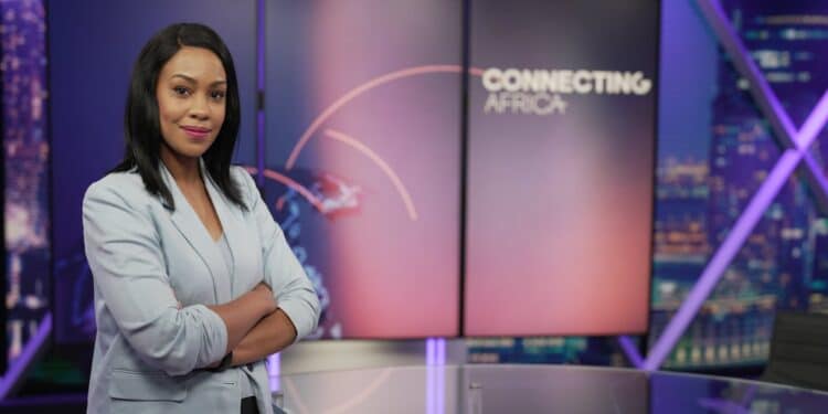 News Anchor Victoria Rubadiri Poses For A Photo At Cnn Connecting Africa Office. Photo/Cnn.