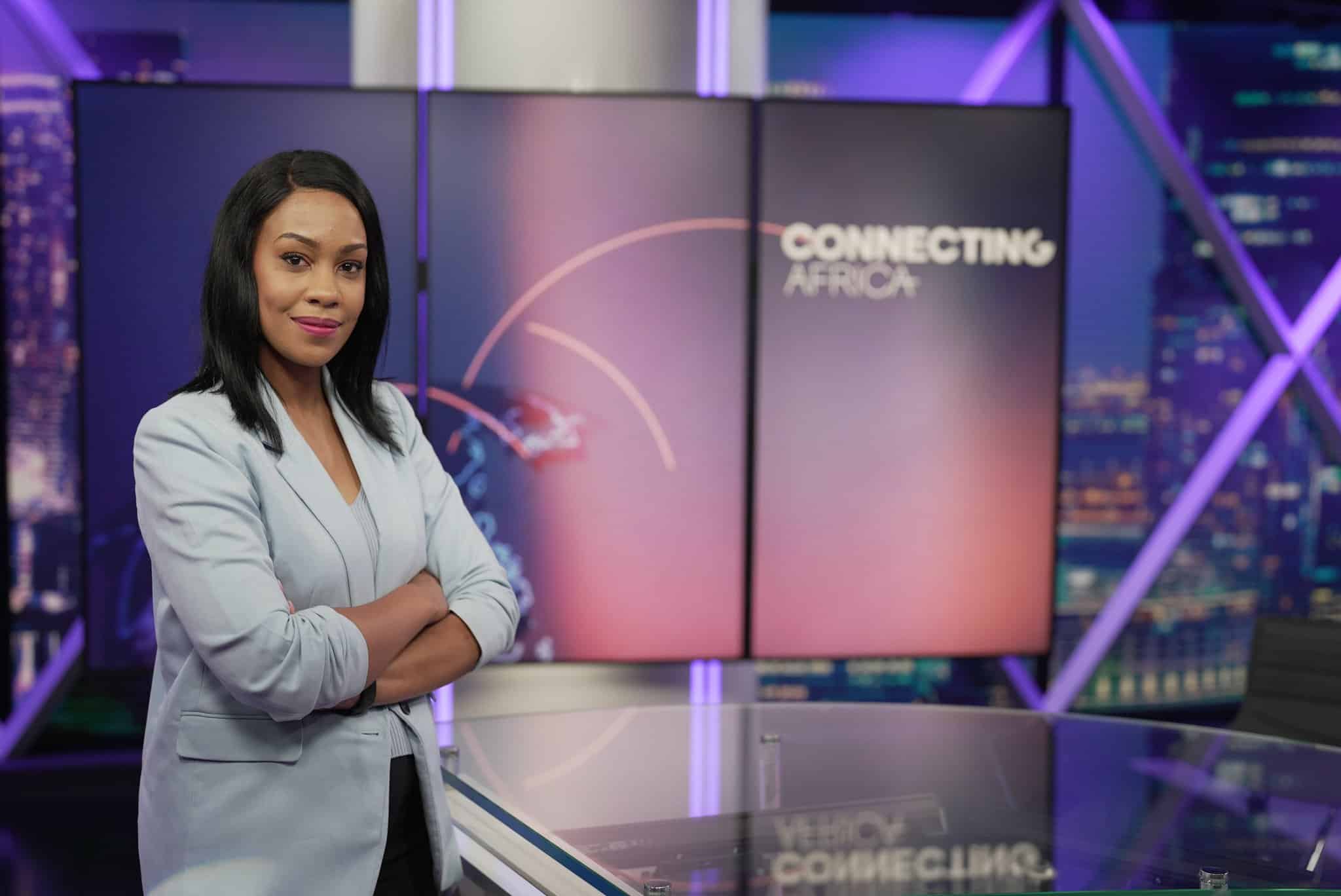 News anchor Victoria Rubadiri poses for a photo at CNN Connecting Africa office. PHOTO/CNN.