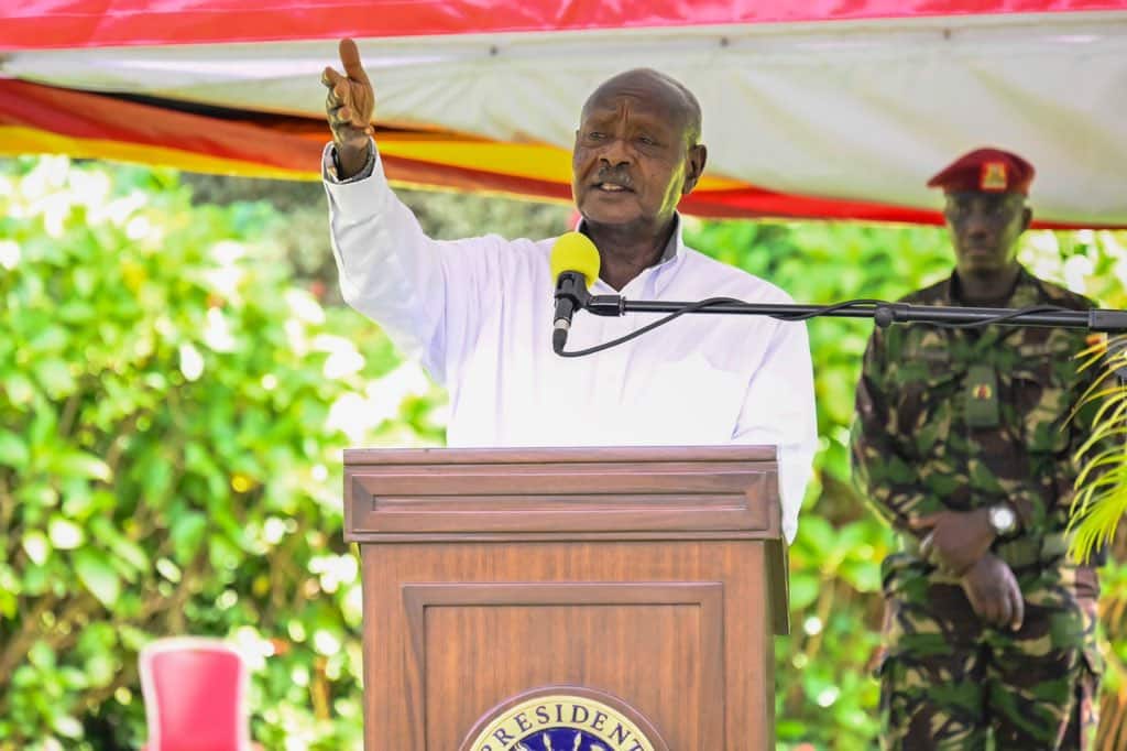 Uganda's President Yoweri Museveni during the African Inter-Parliamentary Conference on May 4, 2024. PHOTO/ State House Uganda.