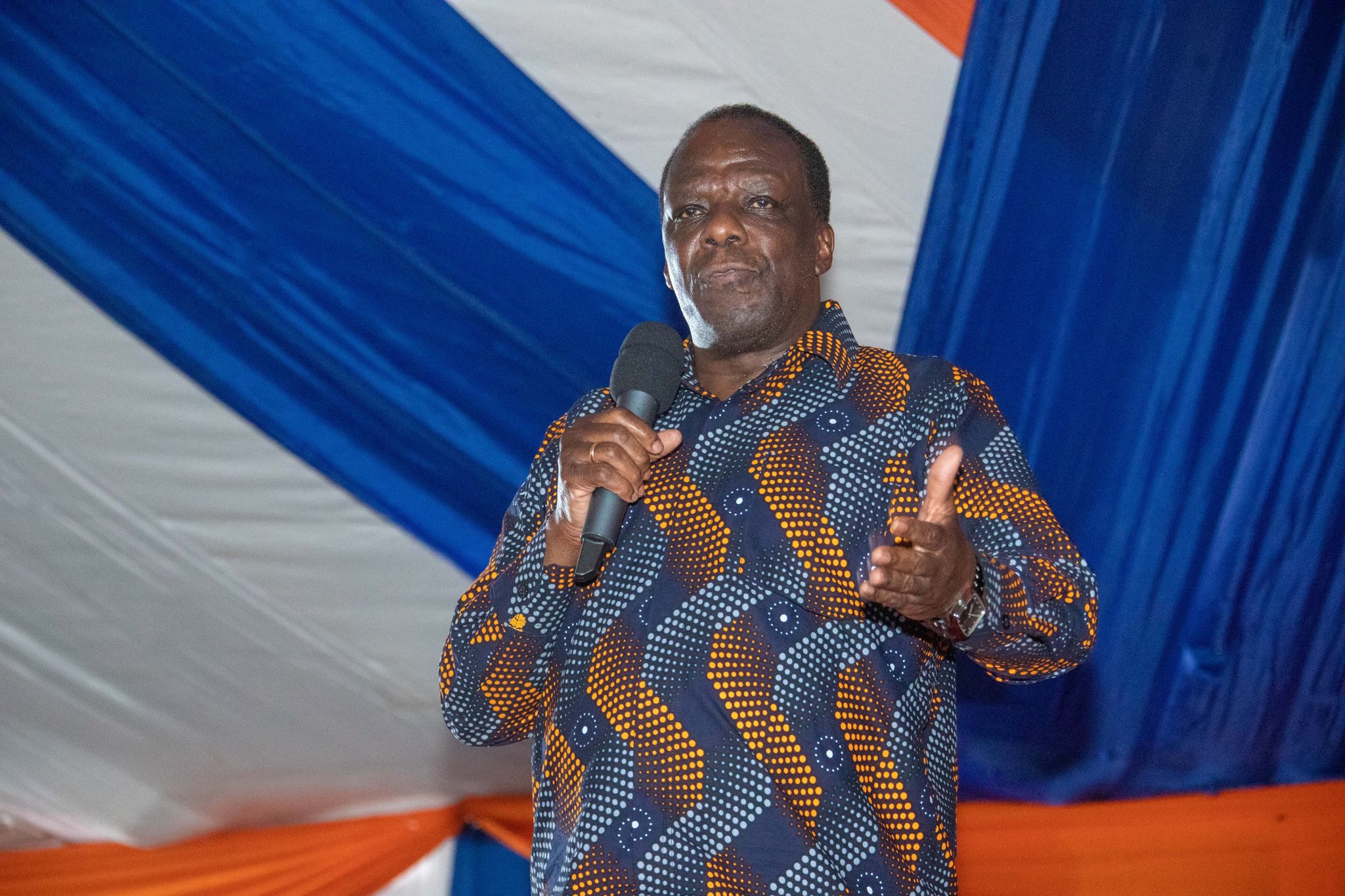 Raila Former Kakamega Governor Wycliffe Oparanya during the event held in Suna East, Migori Conty on May 18, 2024. PHOTO/ODM.