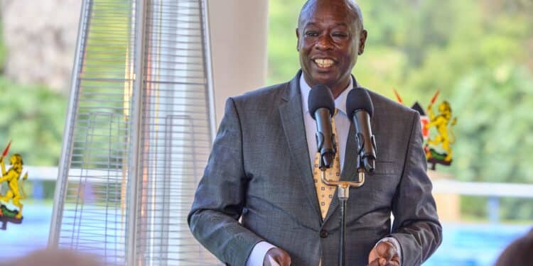 DP Rigathi Gachagua speaking at a past event. Photo/dpcs