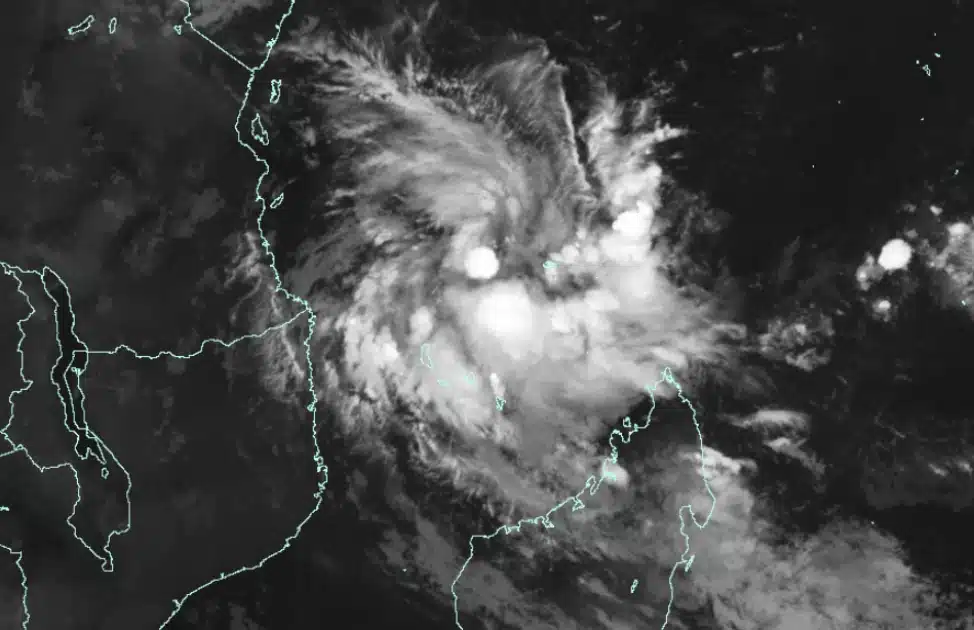 A tracker of the Tropical Cyclone Hidaya. PHOTO | X: Met Office Storms.