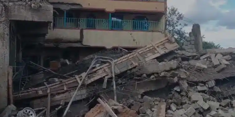 Kirinyaga Building Under Construction Collapses, 2 Injured