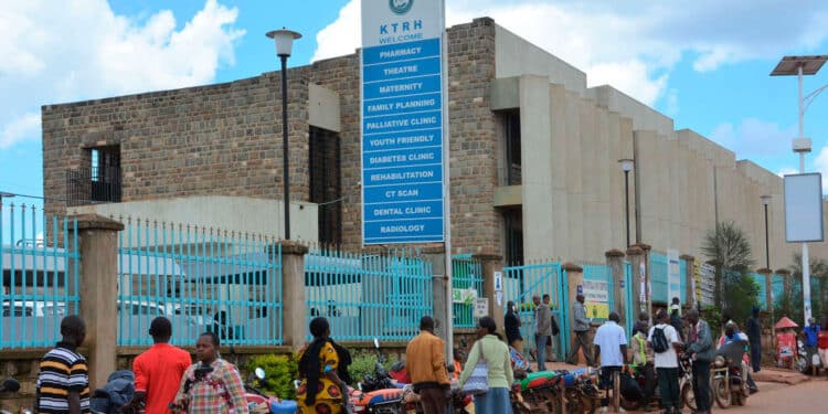 The entrance of Kisii Teaching and Referral Hospital. PHOTO