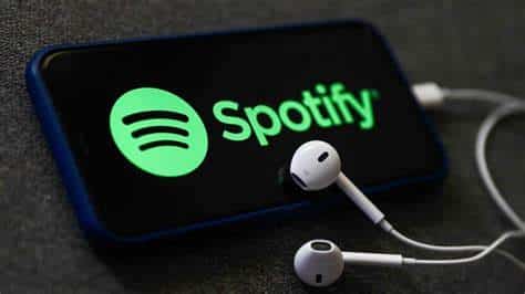 Spotify logo displayed on a phone. PHOTO/Courtesy