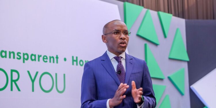 Safaricom CEO Peter Ndegwa at a past function. PHOTO/ Safaricom