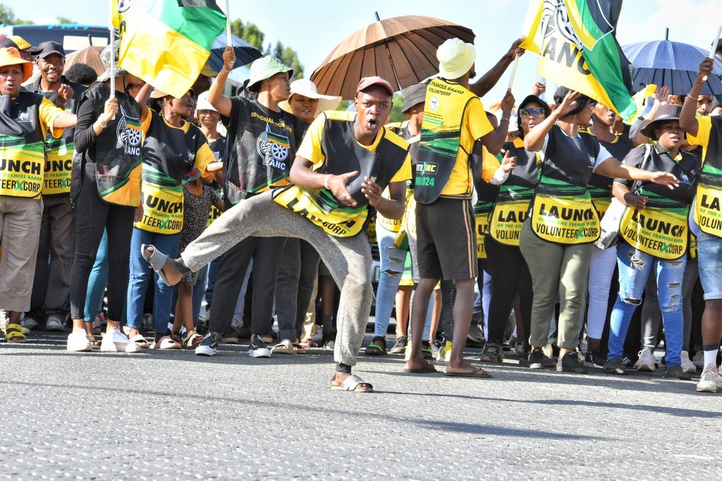 South Africans during an ANC rally. PHOTO/RSA Presidency.