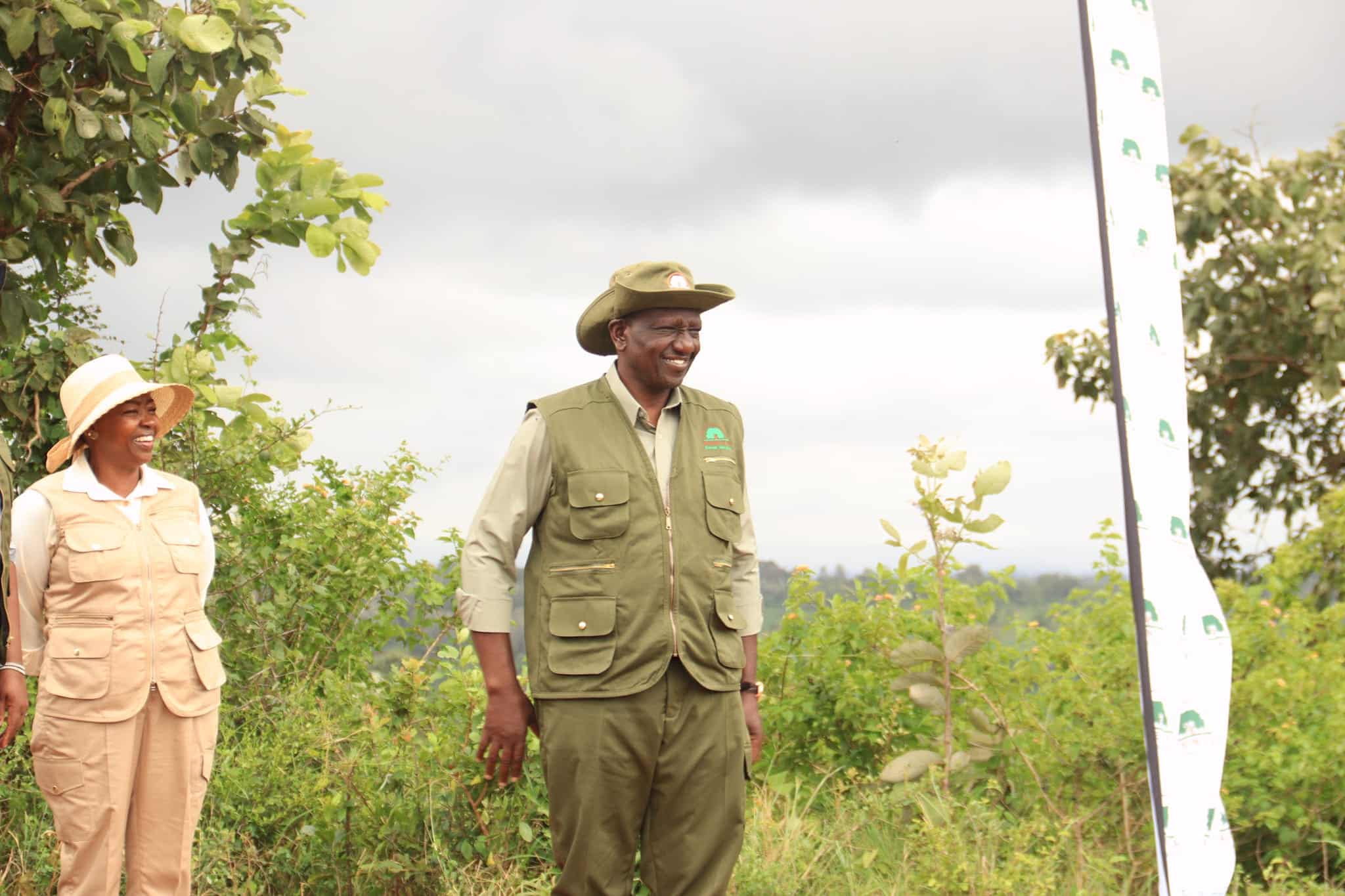 President William Ruto during National Tree Growing Day on May 10, 2024. PHOTO/PCS.