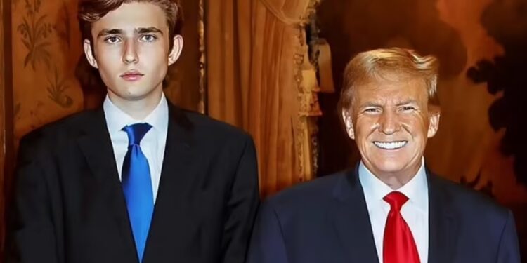 Barron Trump Makes Political Debut Amid Father's Legal Woes