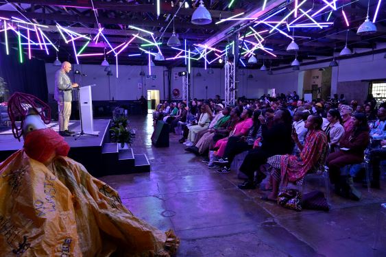 Skinder Hundal, Global Arts Director: British Council presenting at SoCreative Summit 2024. Photo/Courtesy