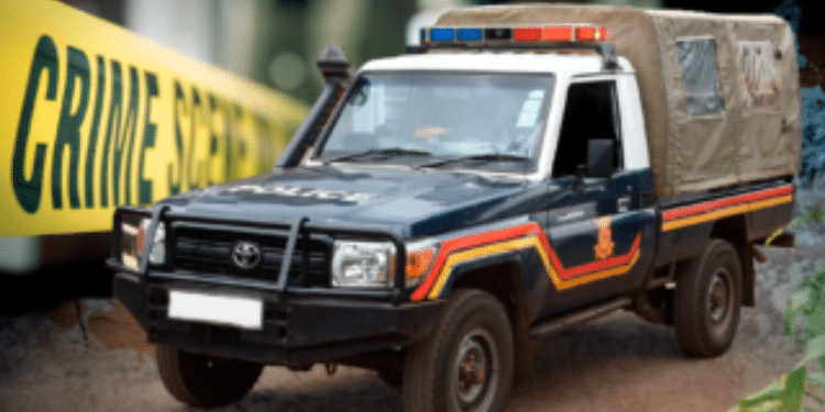 A photo of Kenya's Police car.