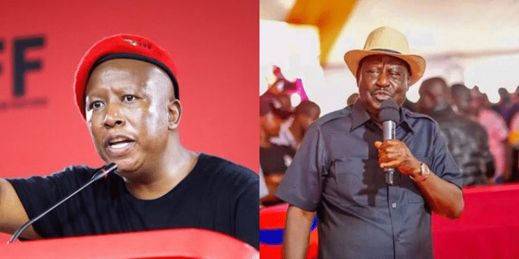 Malema And Raila