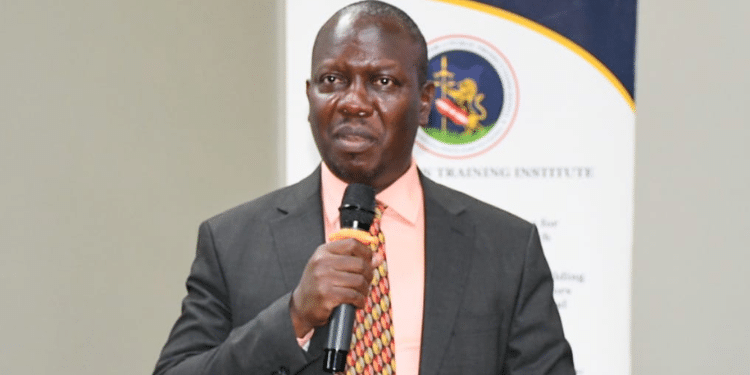 DPP Renson Igonga speaks at a past function.