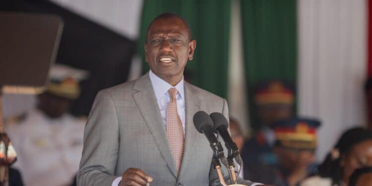 President William Ruto giving a speech at a past event. PHOTO/William Ruto
